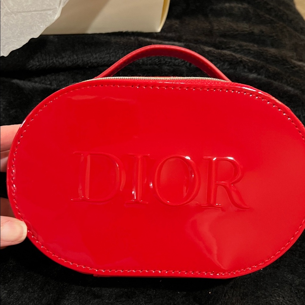New in box Dior Rouge Glossy Cosmetic Case